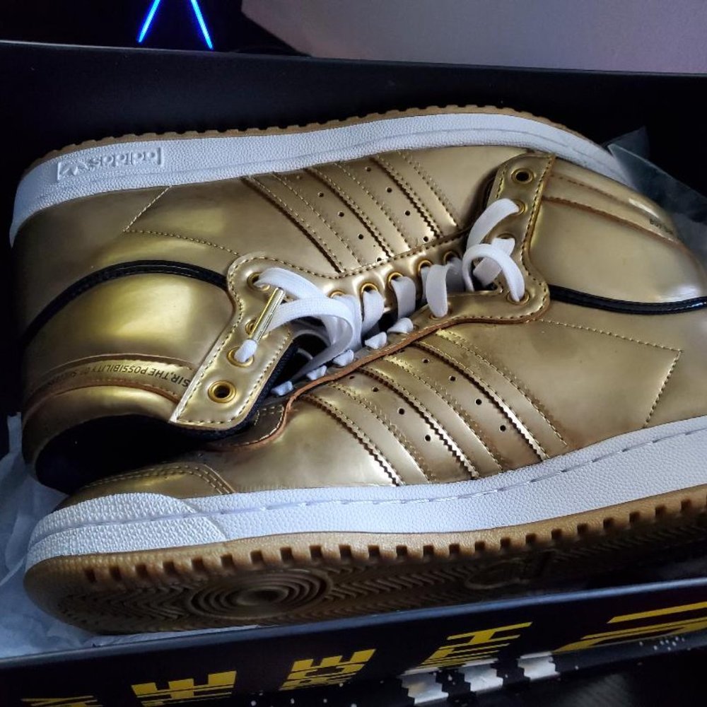 ADIDAS STAR WARS TOP TEN C3PO MENS SHOES SIZE 11